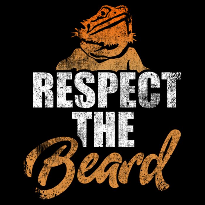 Respect The Beard Bearded Dragon Distressed Great Gift Cooling Performance Crew T-Shirt