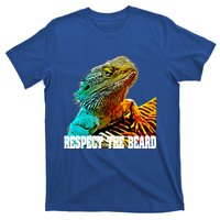 Respect The Beard Funny Bearded Dragon Gift T-Shirt