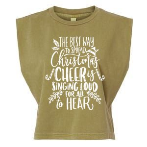 Retro The Best Way To Spread Christmas Cheer Is Singing Loud Meaningful Gift Garment-Dyed Women's Muscle Tee