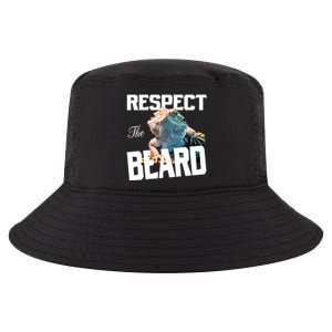 Respect The Beard Reptile Lizard Gift Cool Comfort Performance Bucket Hat