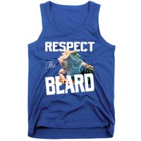 Respect The Beard Reptile Lizard Gift Tank Top