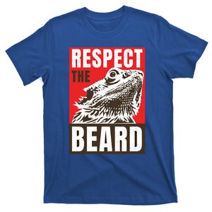 Respect The Bearded Dragon Bearded Dragon Daddy Lizard Cool Gift T-Shirt