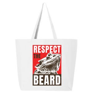 Respect The Bearded Dragon Bearded Dragon Daddy Lizard Cool Gift 25L Jumbo Tote