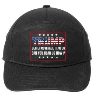 Retro Trump Better Coverage Than 5g Can You Hear Us Now 7-Panel Snapback Hat