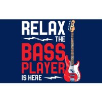 Relax The Bass Player Is Here Funny Music Bassist Guitar Bumper Sticker