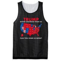 Retro Trump Better Coverage Than 5g Can You Hear Us Now Mesh Reversible Basketball Jersey Tank