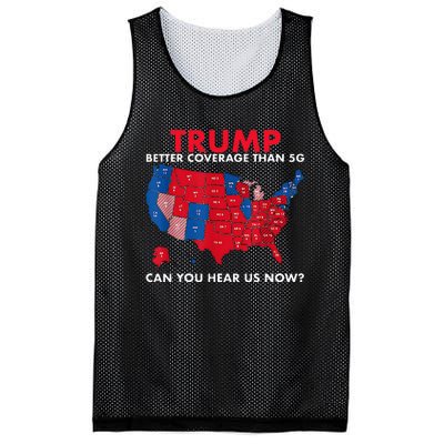 Retro Trump Better Coverage Than 5g Can You Hear Us Now Mesh Reversible Basketball Jersey Tank