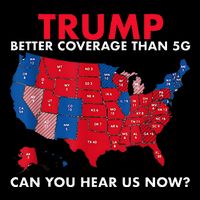 Retro Trump Better Coverage Than 5g Can You Hear Us Now Wool Snapback Cap