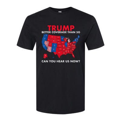 Retro Trump Better Coverage Than 5g Can You Hear Us Now Softstyle CVC T-Shirt