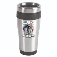Right To Bare Arms 4th Of July 16oz Travel Tumbler