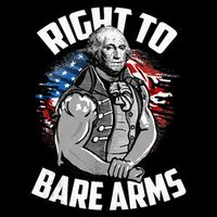 Right To Bare Arms 4th Of July 16oz Travel Tumbler