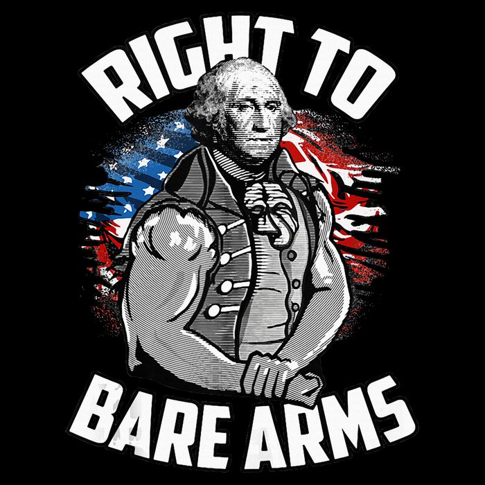 Right To Bare Arms 4th Of July 16oz Travel Tumbler