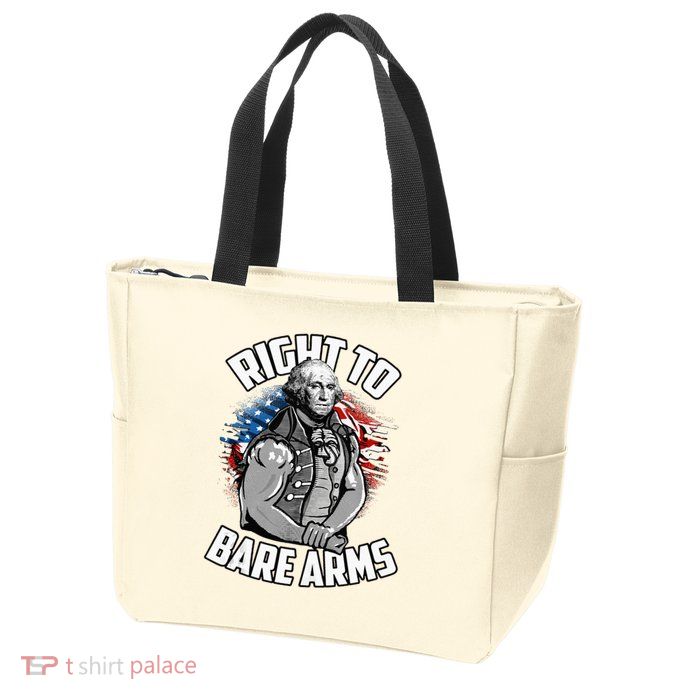Right To Bare Arms 4th Of July Zip Tote Bag