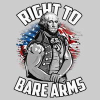 Right To Bare Arms 4th Of July Tie-Dye T-Shirt