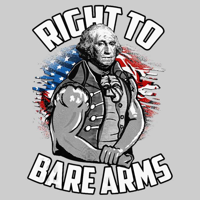 Right To Bare Arms 4th Of July Tie-Dye T-Shirt