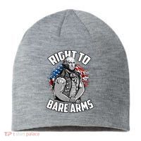 Right To Bare Arms 4th Of July Sustainable Beanie