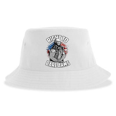 Right To Bare Arms 4th Of July Sustainable Bucket Hat