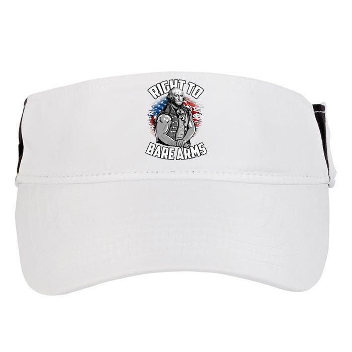 Right To Bare Arms 4th Of July Adult Drive Performance Visor