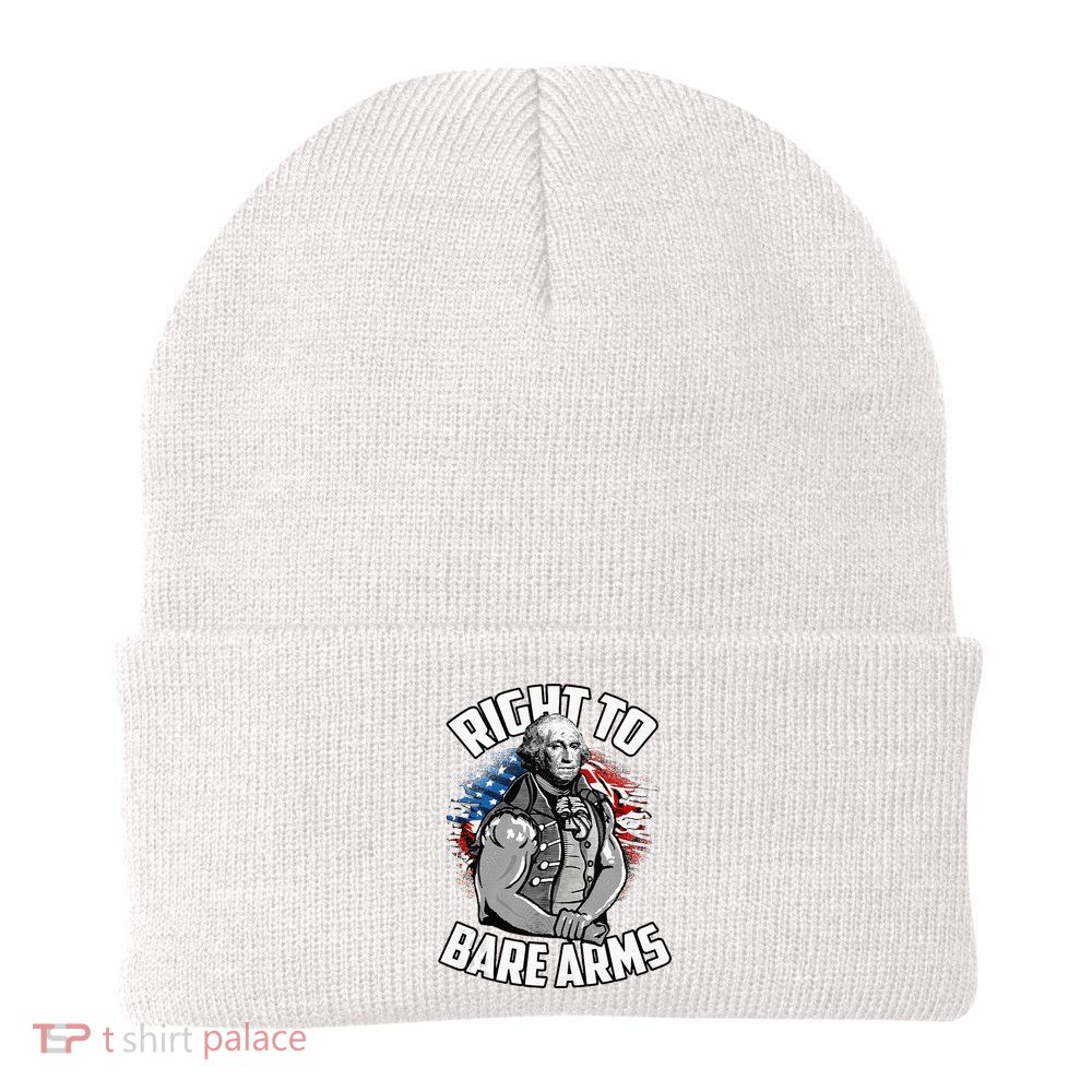 Right To Bare Arms 4th Of July Beanie