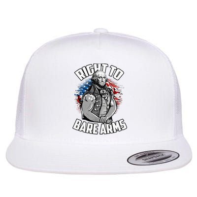 Right To Bare Arms 4th Of July Flatbill Hat