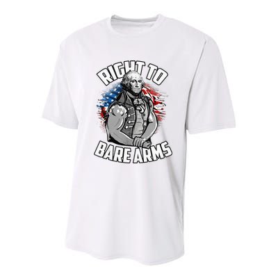 Right To Bare Arms 4th Of July Youth Performance Sprint T-Shirt