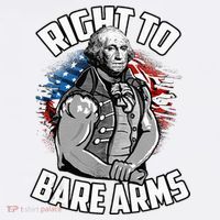 Right To Bare Arms 4th Of July Poster