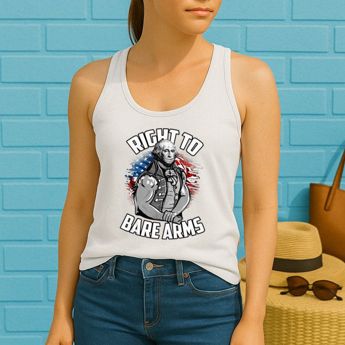 Right To Bare Arms 4th Of July Womens Tank Top