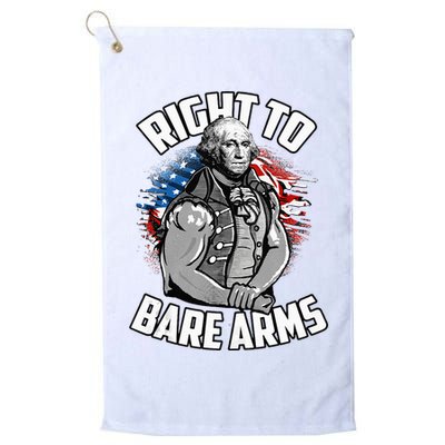 Right To Bare Arms 4th Of July Golf Towel