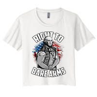 Right To Bare Arms 4th Of July Crop Top