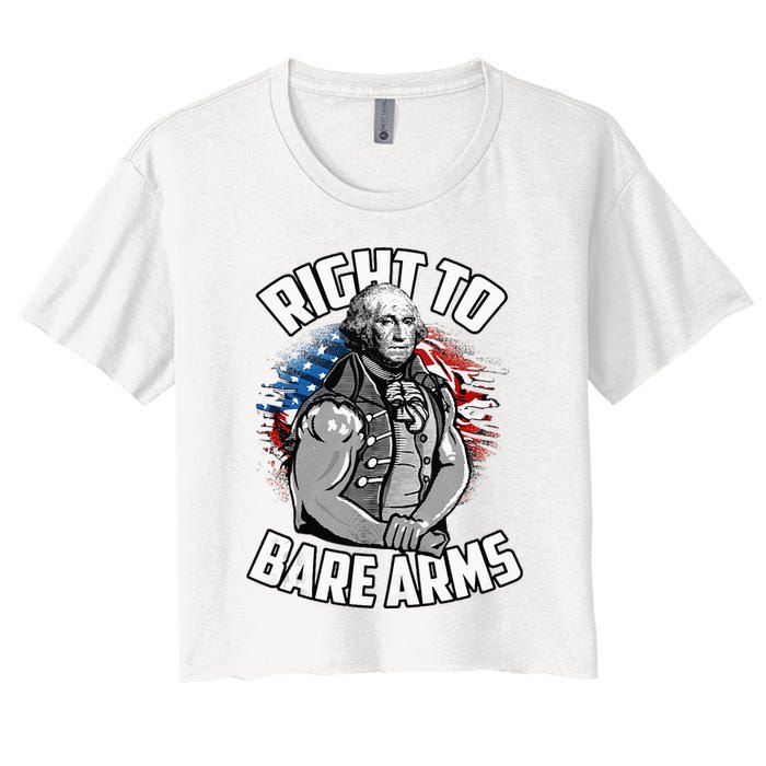Right To Bare Arms 4th Of July Crop Top