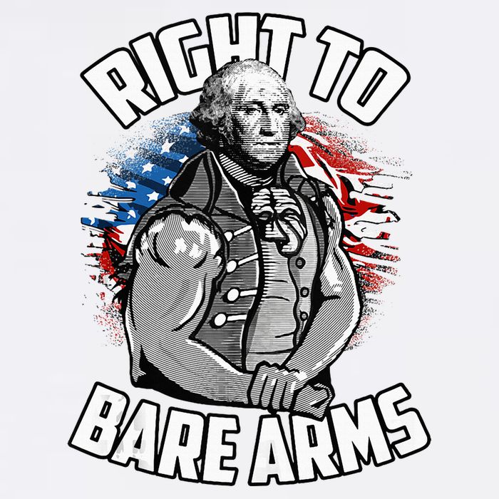 Right To Bare Arms 4th Of July Wool Snapback Cap