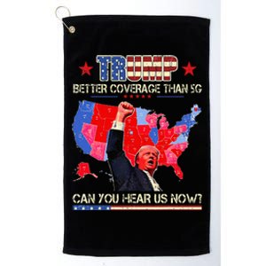 Retro Trump Better Coverage Than 5g Can You Hear Us Now Platinum Collection Golf Towel