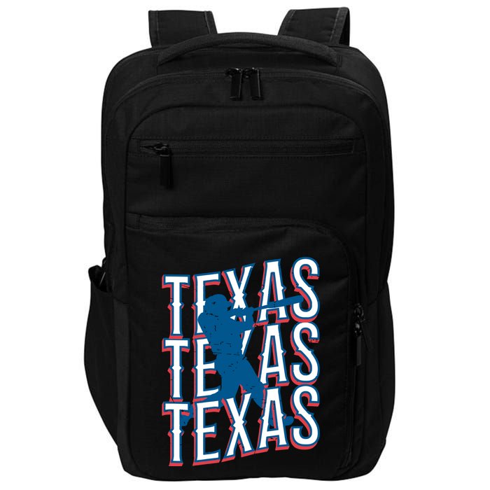 Retro Texas Baseball Impact Tech Backpack