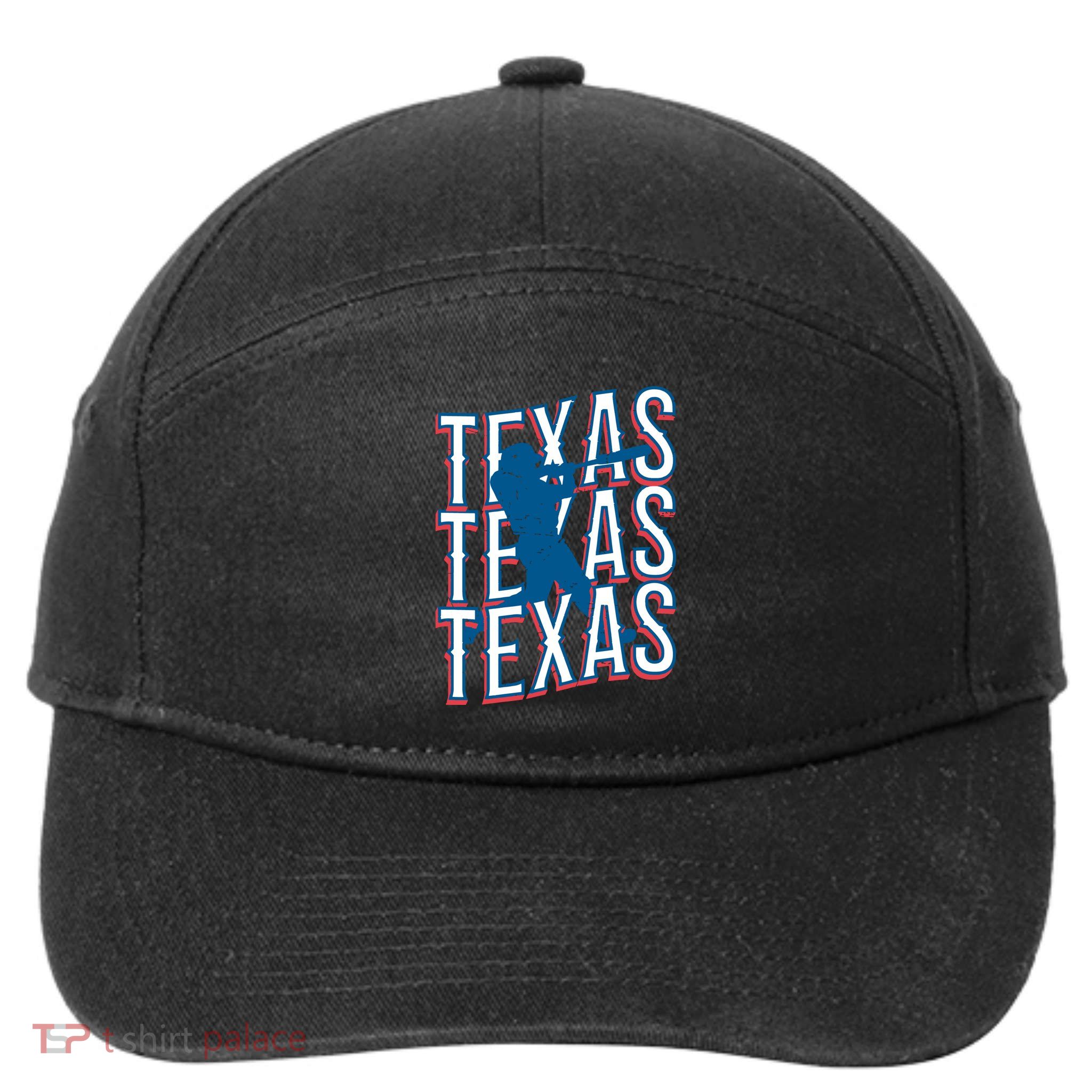 Retro Texas Baseball 7-Panel Snapback Hat