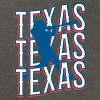 Retro Texas Baseball Cotton Canvas Backpack