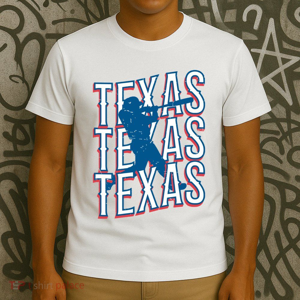 Retro Texas Baseball T-Shirt