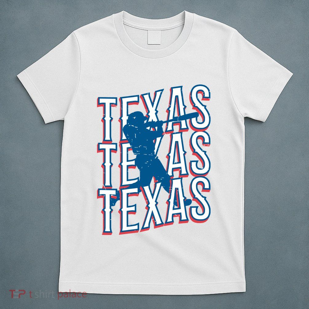 Retro Texas Baseball T-Shirt