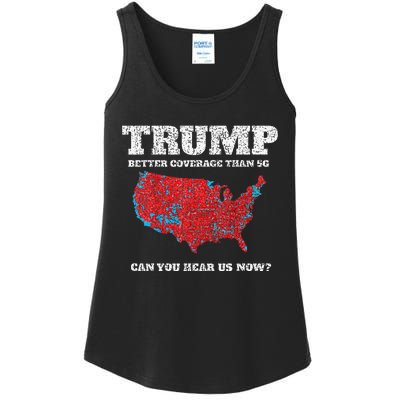 Retro Trump Better Coverage Than 5g Can You Hear Us Now Ladies Essential Tank