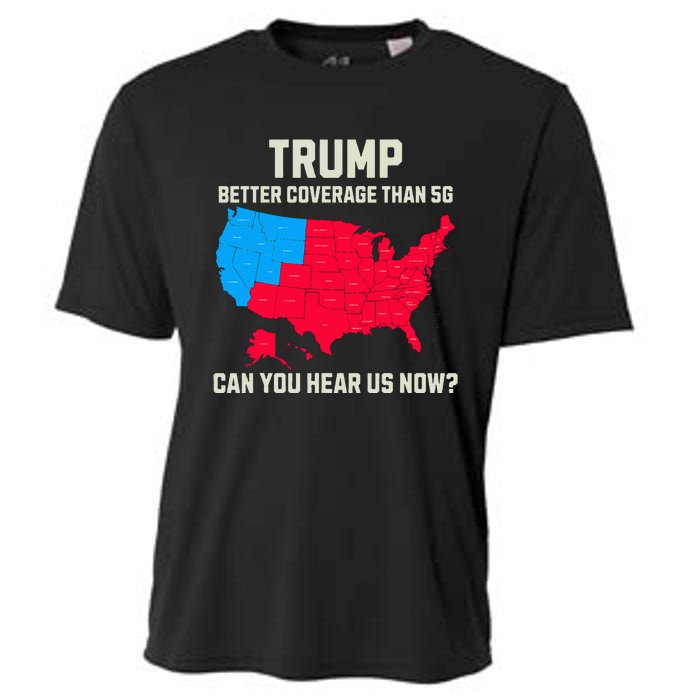 Retro Trump Better Coverage Than 5g Can You Hear Us Now Usa Cooling Performance Crew T-Shirt