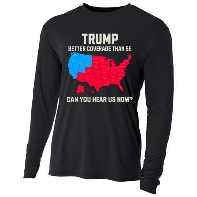 Retro Trump Better Coverage Than 5g Can You Hear Us Now Usa Cooling Performance Long Sleeve Crew