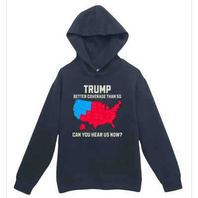 Retro Trump Better Coverage Than 5g Can You Hear Us Now Usa Urban Pullover Hoodie