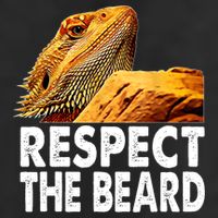Respect The Beard Funny Bearded Dragon Lizard Owner Son Tumbler