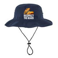 Respect The Beard Funny Bearded Dragon Lizard Owner Son Bucket Hat
