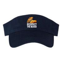 Respect The Beard Funny Bearded Dragon Lizard Owner Son Visor