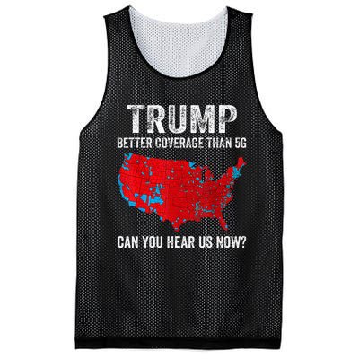 Retro Trump Better Coverage Than 5g Can You Hear Us Now Mesh Reversible Basketball Jersey Tank