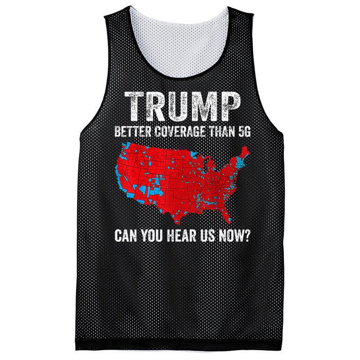 Retro Trump Better Coverage Than 5g Can You Hear Us Now Mesh Reversible Basketball Jersey Tank