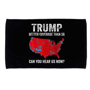 Retro Trump Better Coverage Than 5g Can You Hear Us Now Microfiber Hand Towel