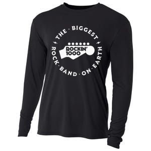 Rockin1000 The Biggest Rock Band On Earth Circle Version Cooling Performance Long Sleeve Crew