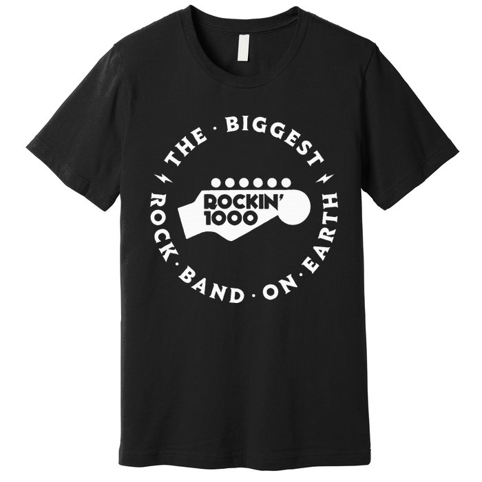 Rockin1000 The Biggest Rock Band On Earth Circle Version Premium T-Shirt