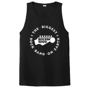 Rockin1000 The Biggest Rock Band On Earth Circle Version PosiCharge Competitor Tank